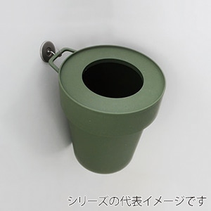 八幡化成 タップトラッシュ S カーキ 239994 1個(ご注文単位1個)【直送品】