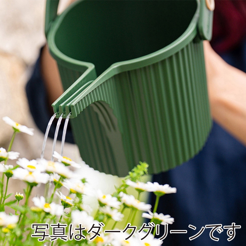 八幡化成 ガーデンビートル フォンタナジョウロ 1.5L ブラック 244752 1個(ご注文単位1個)【直送品】