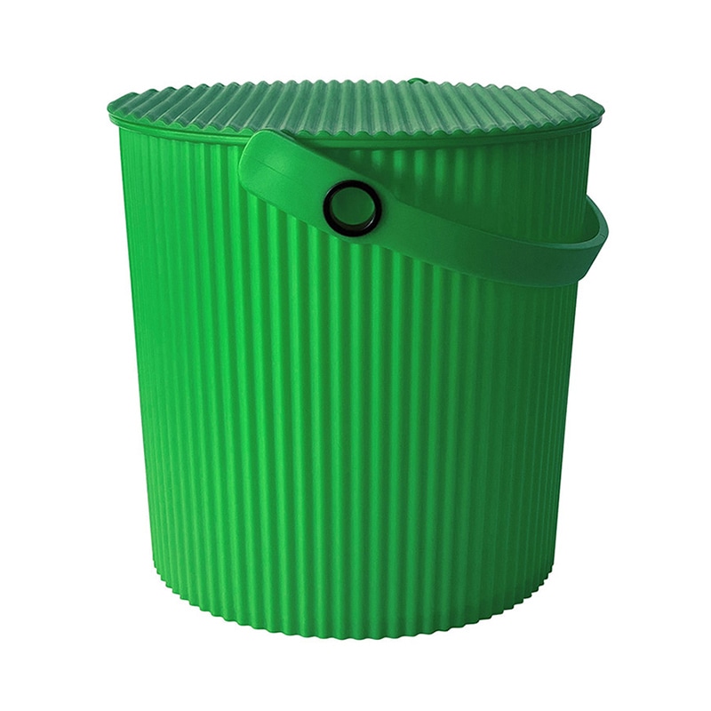 八幡化成 カラーバケット フタ付き 10L グリーン 246312 1個（ご注文単位1個）【直送品】