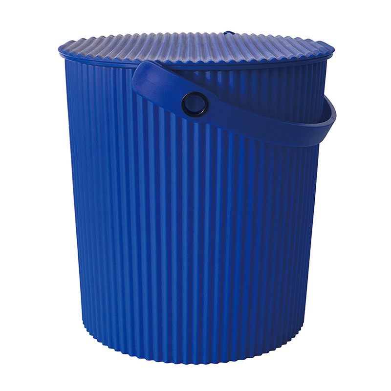 八幡化成 カラーバケット フタ付き 20L ブルー 246329 1個（ご注文単位1個）【直送品】