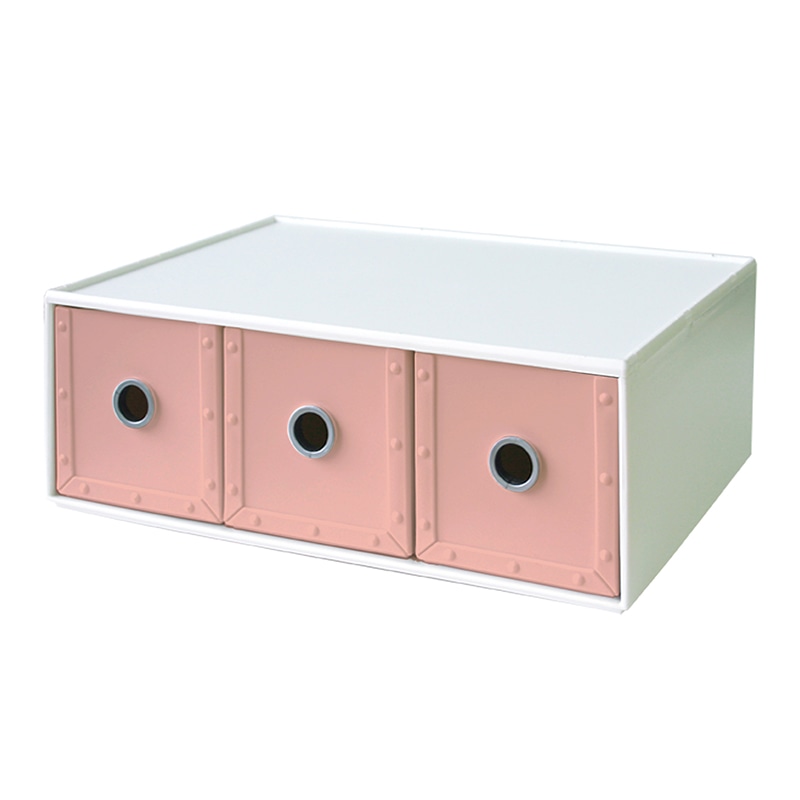 八幡化成 引出収納 ファイルストアーズ コンフォート fs-780 ピーチファズ 246664 1個（ご注文単位1個）【直送品】