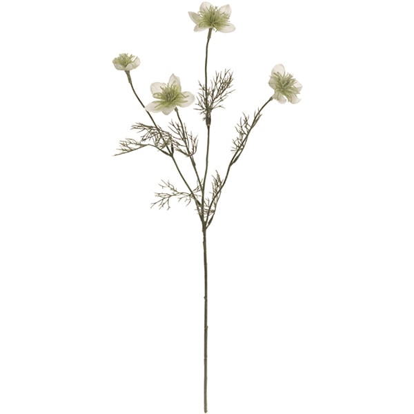 東京堂 造花　ニゲラカンパーニュ FM3104 クリームグリーン 1本（ご注文単位1本）【直送品】
