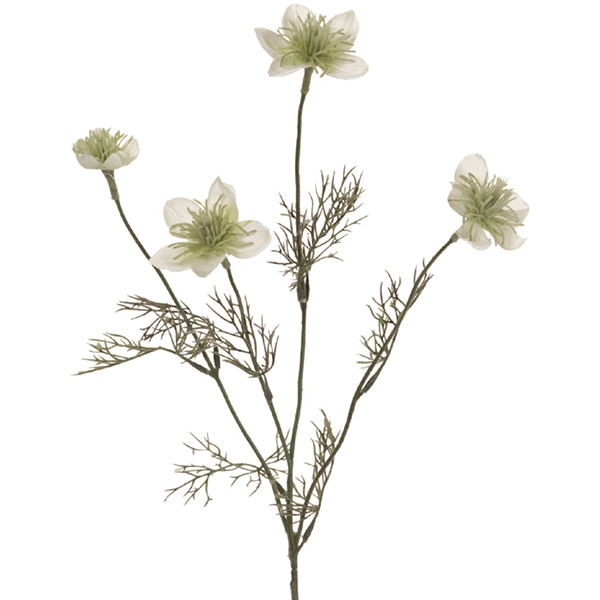 東京堂 造花 ニゲラカンパーニュ FM3104 クリームグリーン 1本(ご注文単位1本)【直送品】