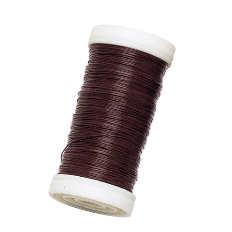 東京堂 スプールワイヤー #28 ブラウン AW001905-008 1巻(ご注文単位1巻)【直送品】