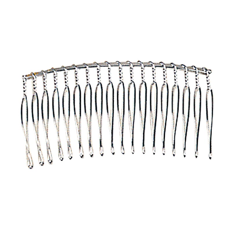 東京堂 アクセサリー用資材　ヘアーコーム　小 シルバー BH000004-019 　1袋（ご注文単位1袋）【直送品】