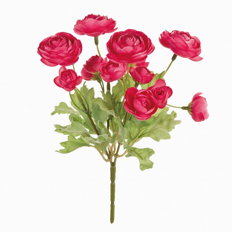 東京堂 造花　カレンラナンブッシュ FM6069 ホットピンク 1本（ご注文単位1本）【直送品】