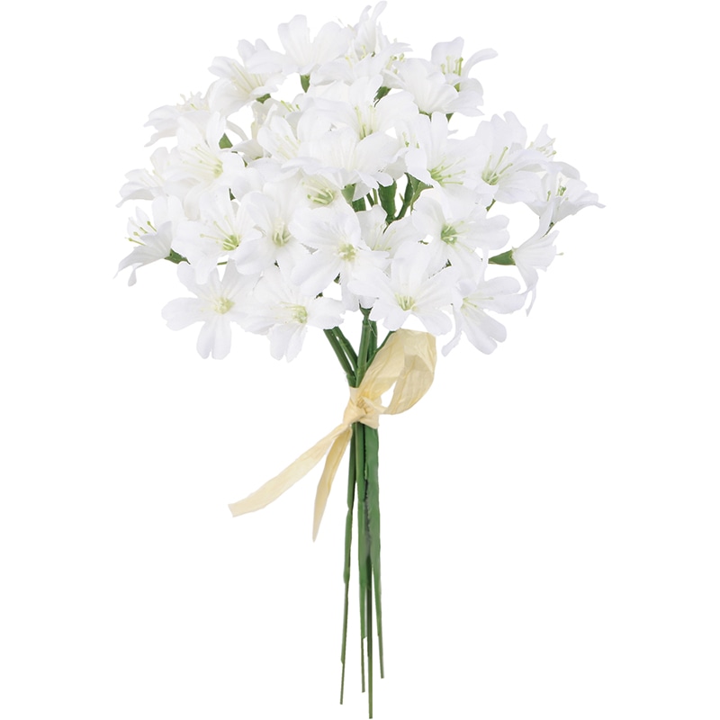 東京堂 造花 パステルフラワーピック FM2160 ホワイト 1束(ご注文単位1束)【直送品】