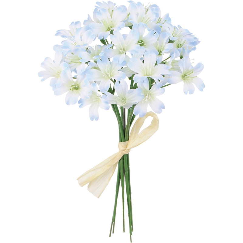 東京堂 造花　パステルフラワーピック FM2160 ブルーホワイト 1束（ご注文単位1束）【直送品】