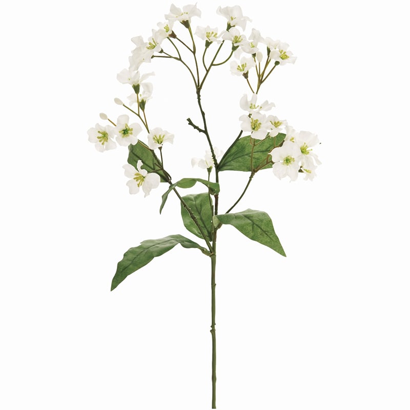 東京堂 造花 プリムブロッサム FM9458 ホワイト 1本(ご注文単位1本)【直送品】