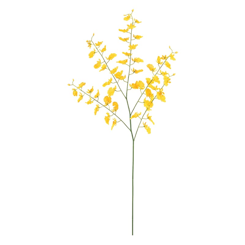 東京堂 造花　ハニードロップオンシジウム FM7914 イエロー 1本（ご注文単位1本）【直送品】