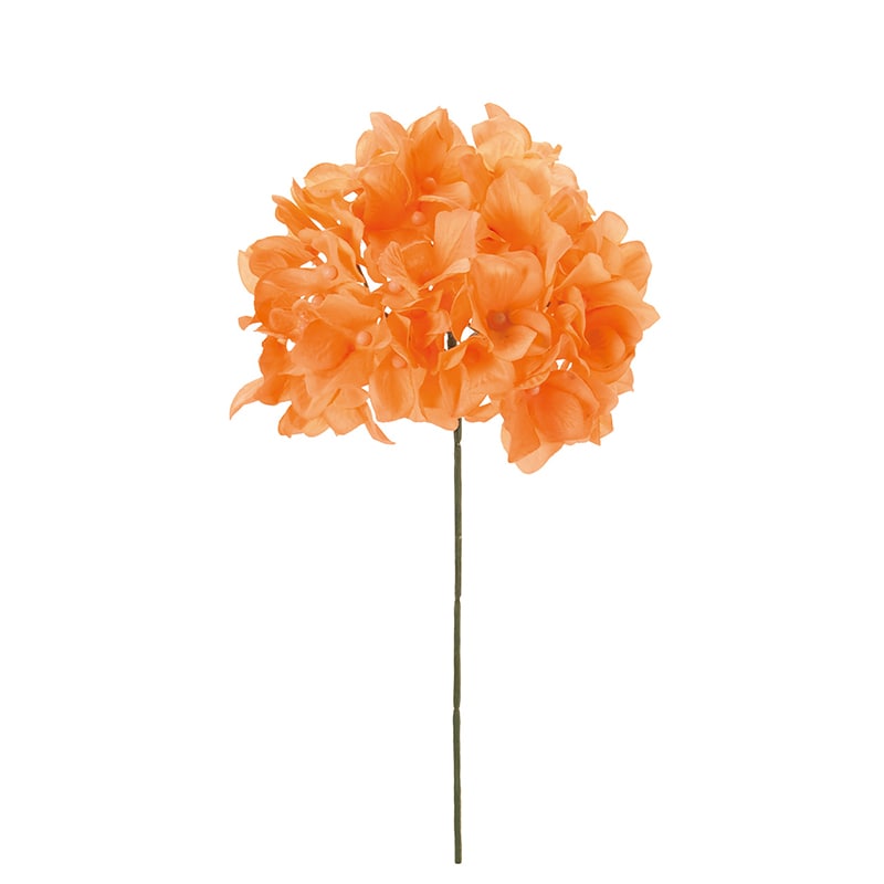 東京堂 造花　アリスハイドレンジア FM25048 ピーチオレンジ 1本（ご注文単位1本）【直送品】