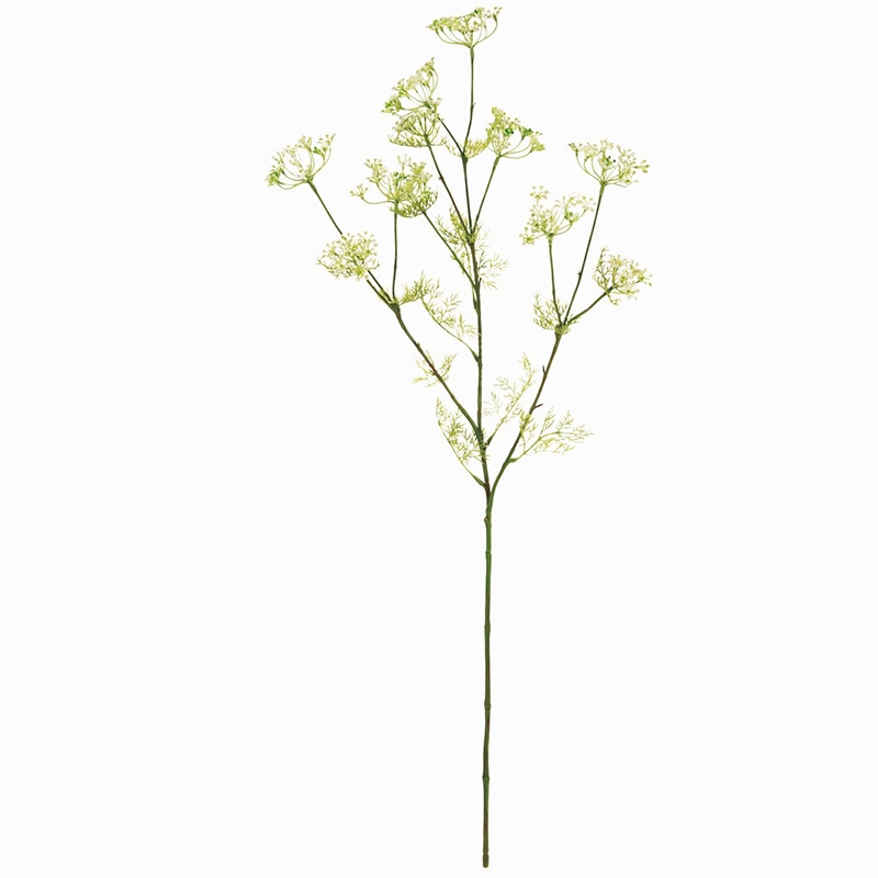 東京堂 造花 ロイヤルディルフラワー FM3656 ホワイト 1本(ご注文単位1本)【直送品】