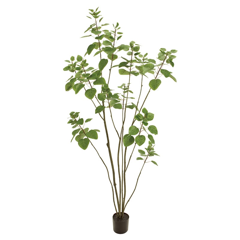 東京堂 造花　スモークツリーポット　5F FG5770 グリーン 1台（ご注文単位1台）【直送品】