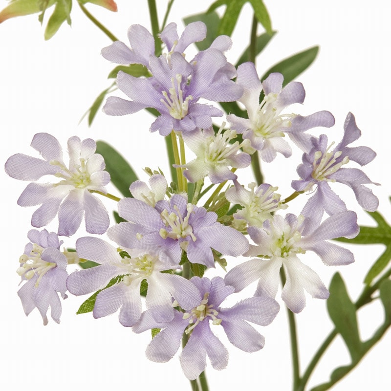 東京堂 造花 フラワリーレースフラワー FM3855 ブルーラベンダー 1本(ご注文単位1本)【直送品】