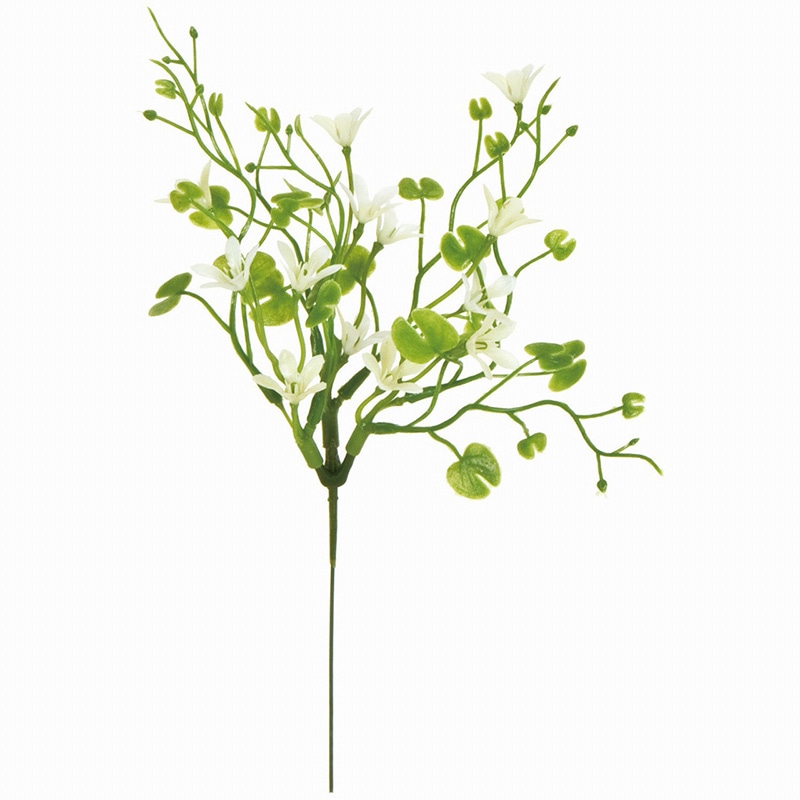 東京堂 造花 スターフラワーグラスピック FM3153 ホワイト 1束(ご注文単位1束)【直送品】