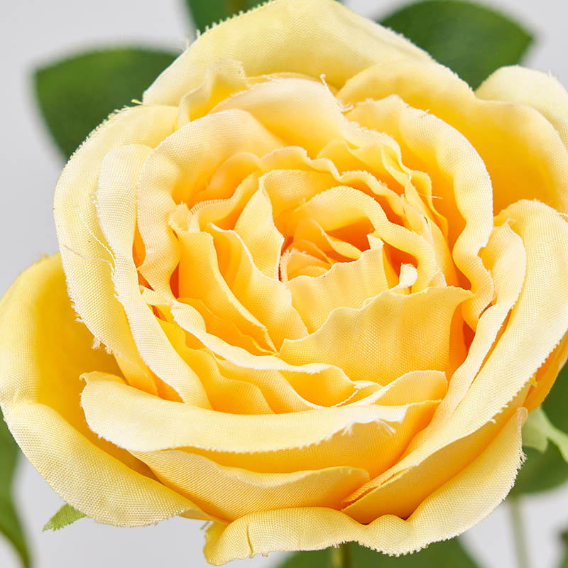 東京堂 造花 プリマスプレーローズ FM2295 イエロー 1本(ご注文単位1本)【直送品】