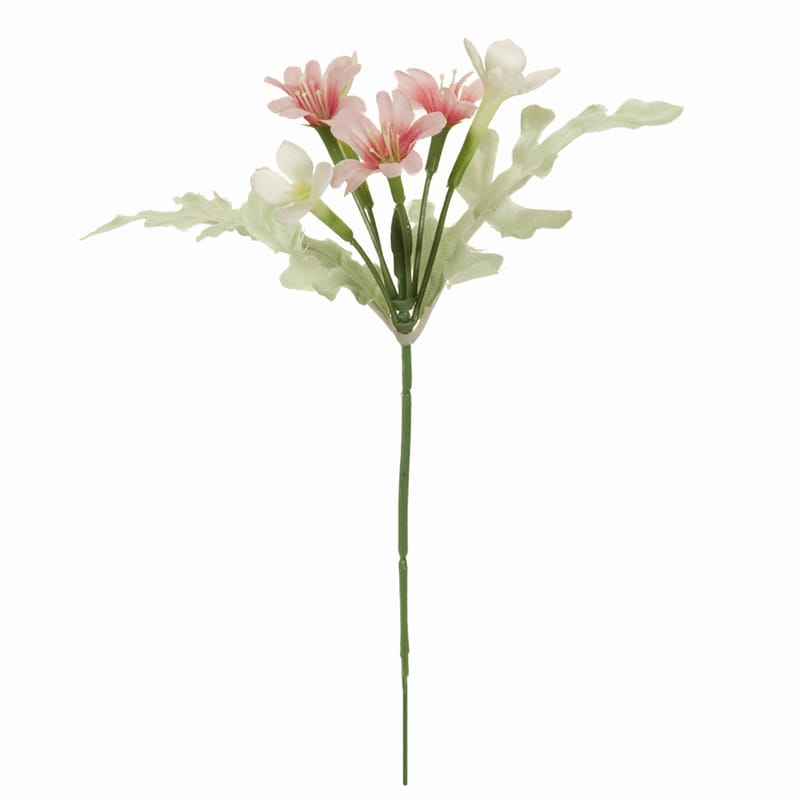東京堂 造花 ブバリアフラワーピック FM5183 ホワイトピンク 1束(ご注文単位1束)【直送品】
