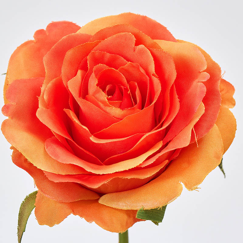東京堂 造花 フロンティアローズ オレンジ FM002787-009 1本（ご注文単位1本）【直送品】