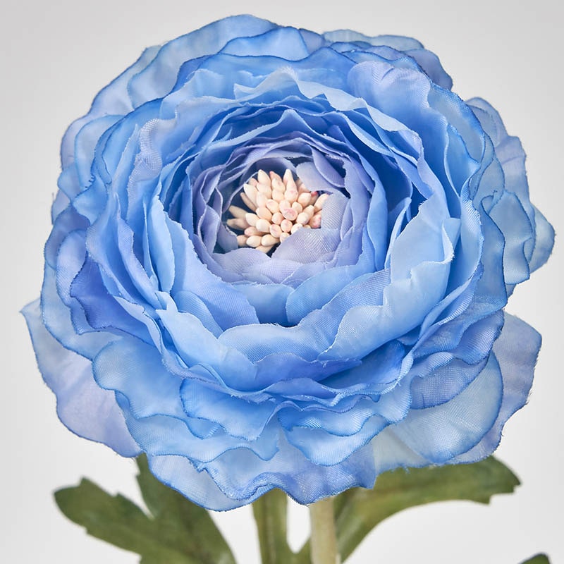 東京堂 造花 ラナンキュラスソネット FM5857 ブルー 1本(ご注文単位1本)【直送品】