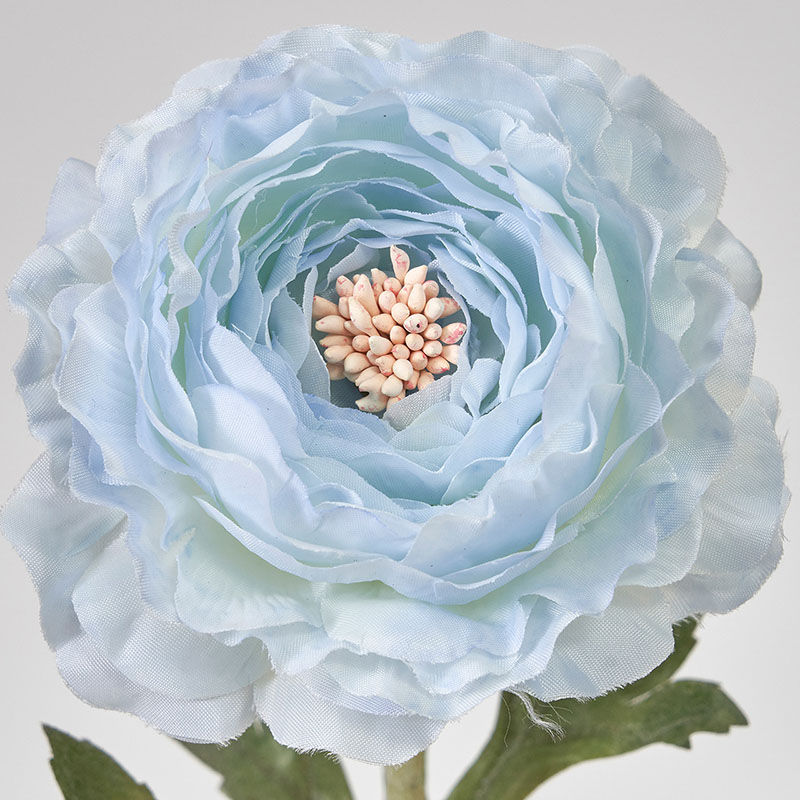 東京堂 造花 ラナンキュラスソネット FM5857 アクアブルー 1本(ご注文単位1本)【直送品】