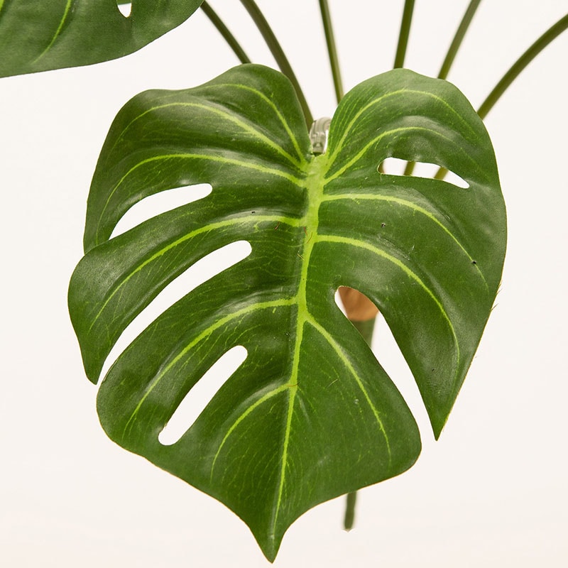 東京堂 造花 エマモンステラブッシュ FG1710 グリーン 1本(ご注文単位1本)【直送品】