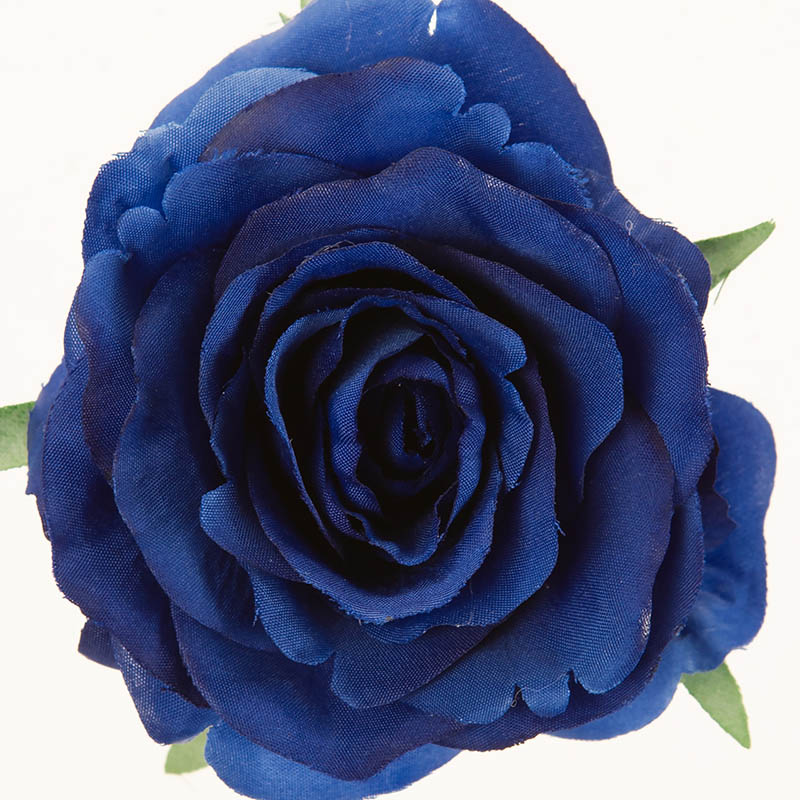 東京堂 造花 フロンティアローズ FM2787 ロイヤルブルー 1本(ご注文単位1本)【直送品】