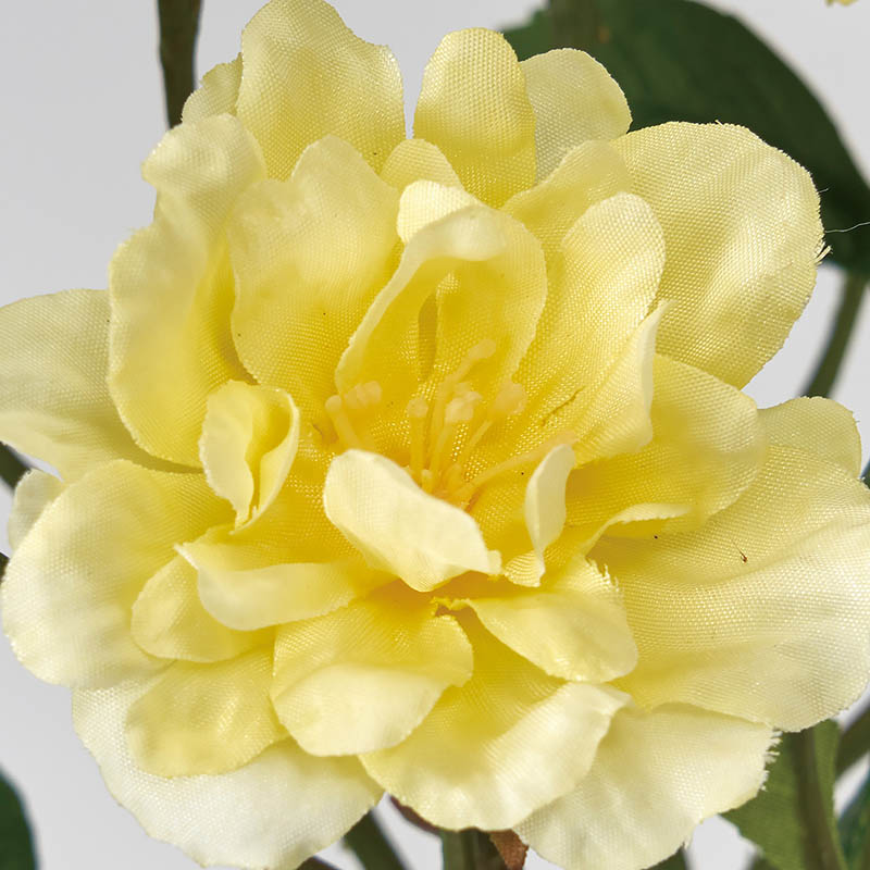 東京堂 造花　バンクシアローズ FM3841 イエロー 1本（ご注文単位1本）【直送品】