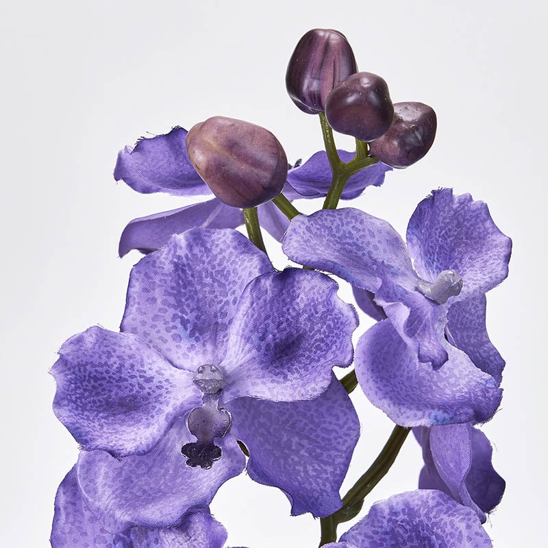 東京堂 造花 フレアバンダオーキッド FM336 ブルーパープル 1本(ご注文単位1本)【直送品】