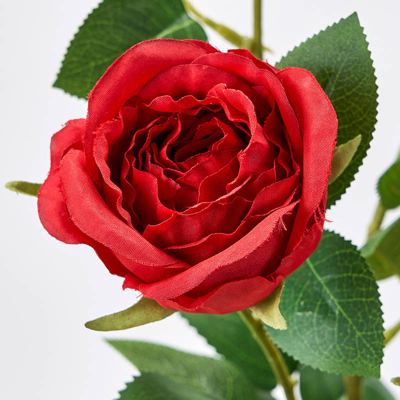 東京堂 造花 プリマスプレーローズ FM2295 レッド 1本(ご注文単位1本)【直送品】