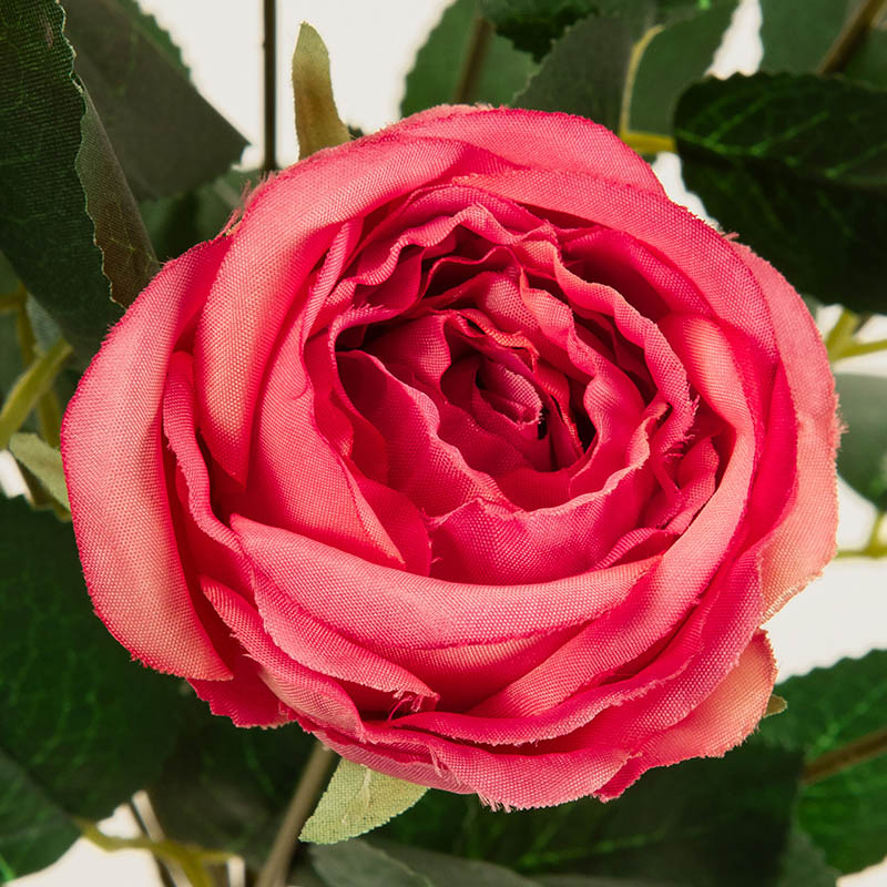 東京堂 造花 ルシアローズブッシュ FM1617 ダークピンク 1本(ご注文単位1本)【直送品】