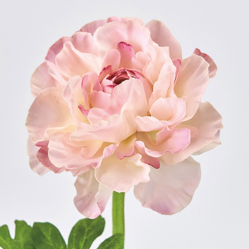 東京堂 造花 ボヌールラナンキュラス FM5142 クリームモーブ 1本(ご注文単位1本)【直送品】