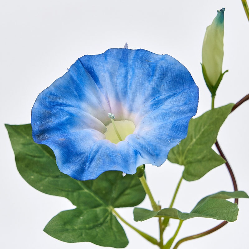 東京堂 造花 江戸朝顔 FM203 ブルー 1本(ご注文単位1本)【直送品】
