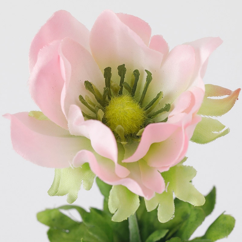 東京堂 造花 ミニョンアネモネ FM9655 クリームピンク 1本(ご注文単位1本)【直送品】