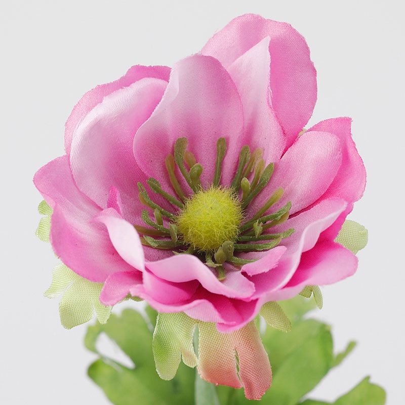 東京堂 造花 ミニョンアネモネ FM9655 ツートンオーキッド 1本(ご注文単位1本)【直送品】