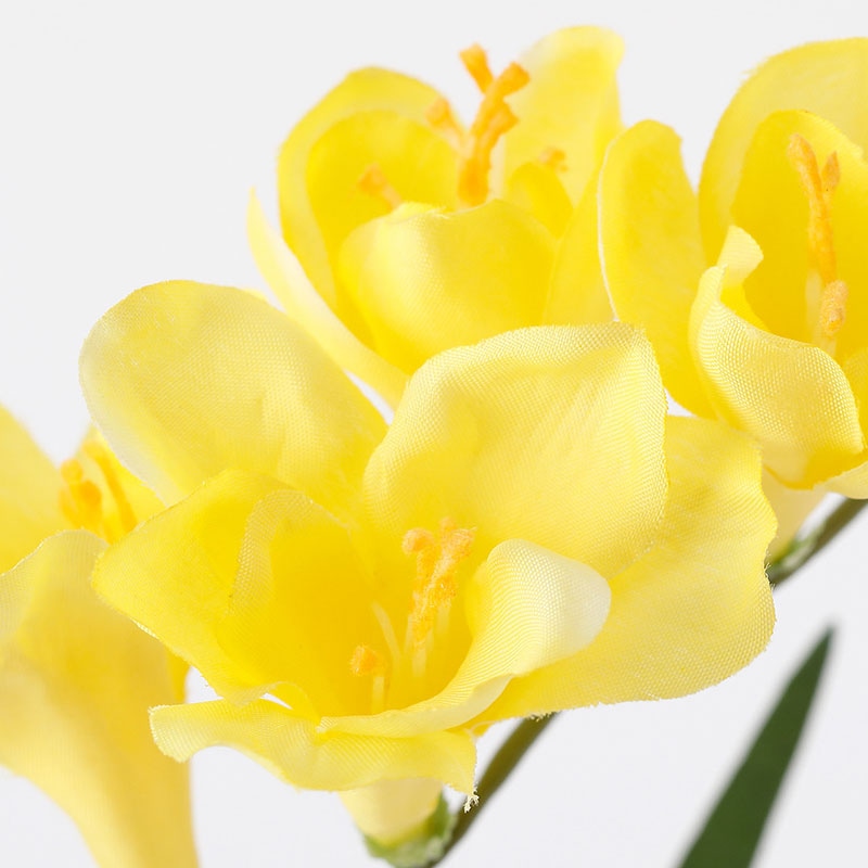 東京堂 造花 マリナフリージア FM1832 イエロー 1本(ご注文単位1本)【直送品】