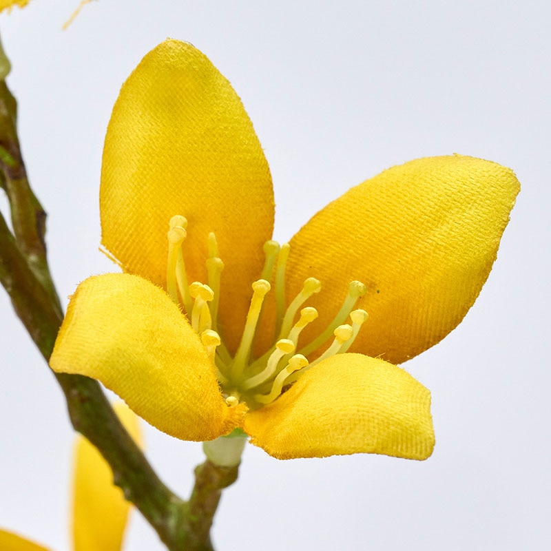 東京堂 造花 レンギョウ FM2186 イエロー 1本(ご注文単位1本)【直送品】