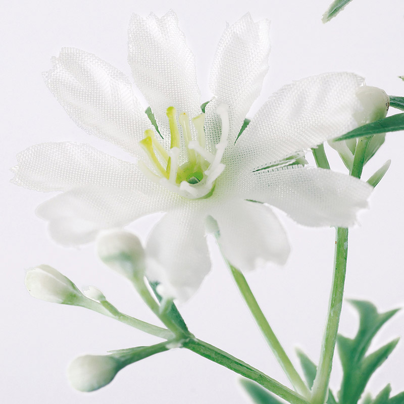 東京堂 造花 エリーブロッサムスプレー FM2181 ホワイト 1本(ご注文単位1本)【直送品】