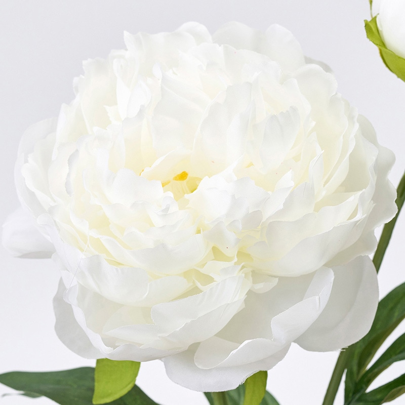 東京堂 造花　プランタンピオニー FM1774 ホワイト 1本（ご注文単位1本）【直送品】