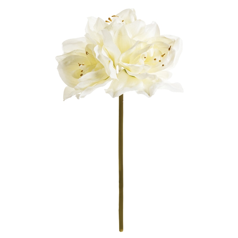 東京堂 造花　カレンアマリリス FM798 クリームホワイト 1本（ご注文単位12本）【直送品】