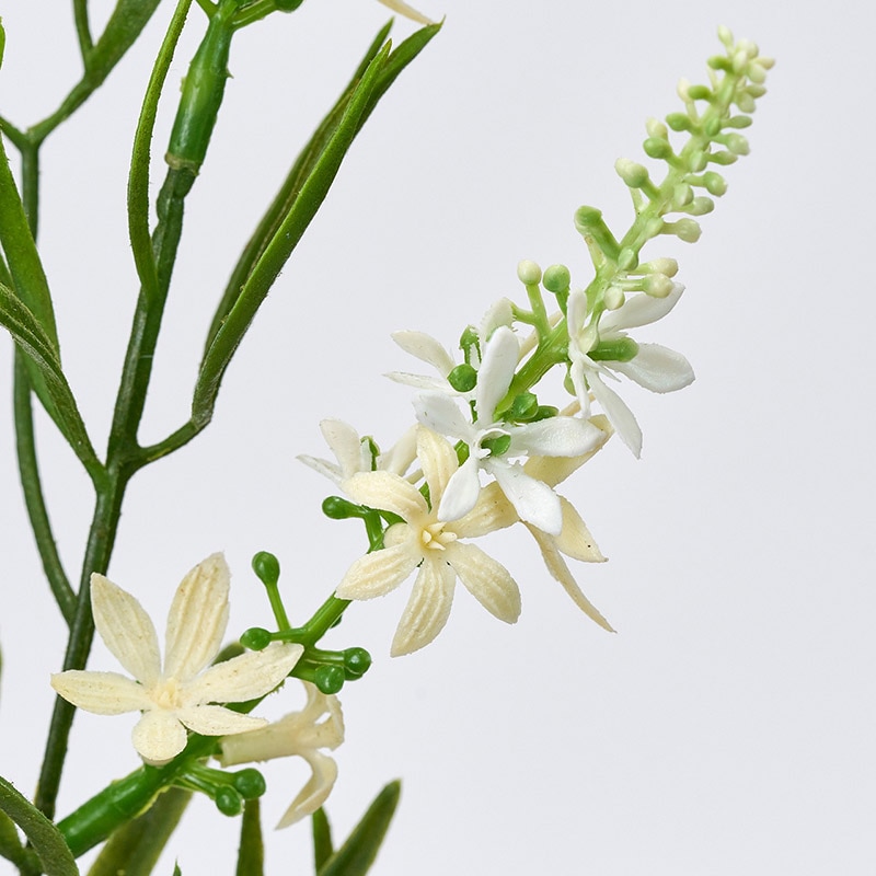 東京堂 造花 スレンダーベロニカ FM4674 ホワイト 1本(ご注文単位1本)【直送品】