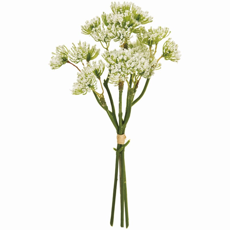 東京堂 造花 レースフラワーピック FM8758 ホワイト 1束(ご注文単位1束)【直送品】