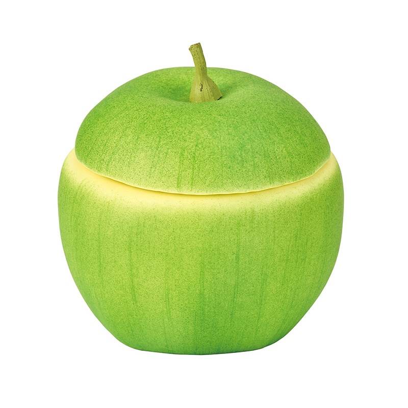 東京堂 ディスプレイ フタ付きアップル ライトグリーン FV400-023 1個（ご注文単位1個）【直送品】