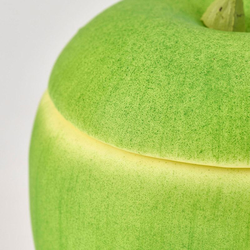 東京堂 ディスプレイ フタ付きアップル ライトグリーン FV400-023 1個(ご注文単位1個)【直送品】