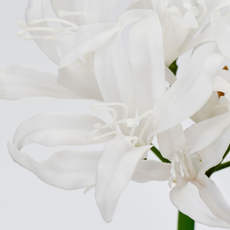 東京堂 造花 インプレスネリネ ホワイト FM302514-001 1本(ご注文単位1本)【直送品】