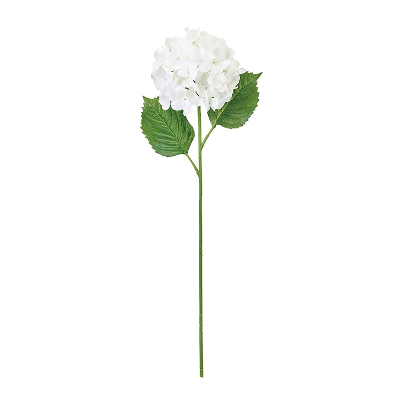 東京堂 造花 ガーデンハイドレンジア クリームホワイト FM302507-001 1本（ご注文単位1本）【直送品】