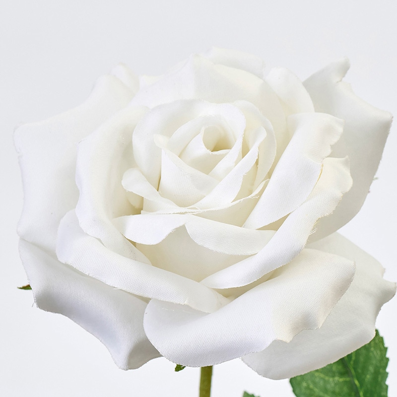 東京堂 造花 ブリリアントローズ ホワイト FM302526-001 1本(ご注文単位1本)【直送品】