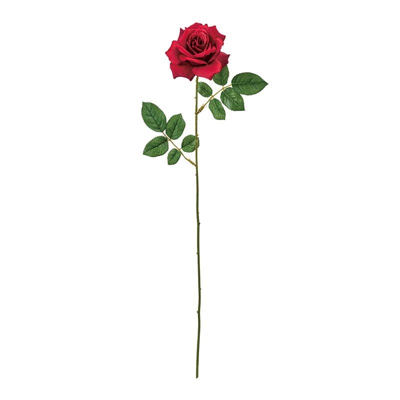 東京堂 造花 ブリリアントローズ レッド FM302526-003 1本（ご注文単位1本）【直送品】