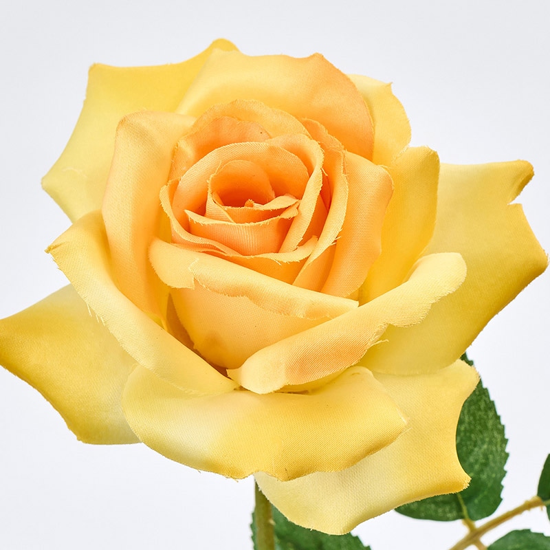 東京堂 造花 ブリリアントローズ イエロー FM302526-004 1本(ご注文単位1本)【直送品】