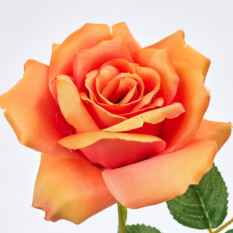 東京堂 造花 ブリリアントローズ オレンジ FM302526-009 1本(ご注文単位1本)【直送品】