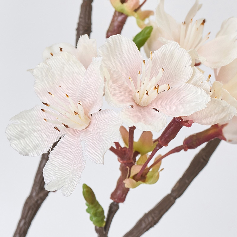 東京堂 造花 淡雪の桜 満開中 ライトピンク FM008069 1本(ご注文単位1本)【直送品】